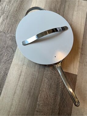 Caraway Large Fry Pan 12” with Lid Non-Stick Fry Pan Family Sized Cooking Gray